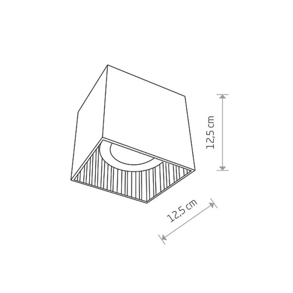 Точечный светильник Nowodvorski 7793 Groove GU10 1x75W IP20 Белый - фото №2