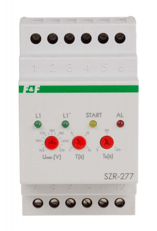 Автоматическое включение резерва F&F SZR-277 (от однофазного генератора) - фото №1