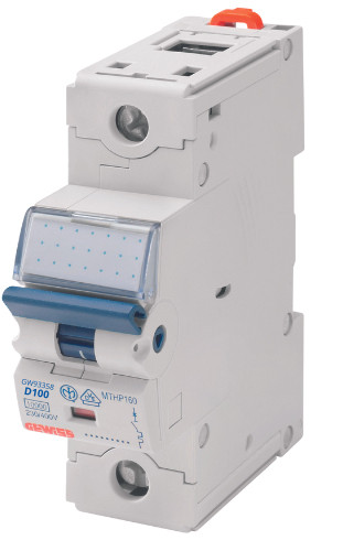 Автоматический выключатель GEWISS MTHP160 1P D 100А 16кА (GW93358)