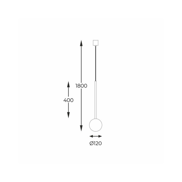 Подвесной светильник, люстра Zuma Line 5905316607750 Ali G9 1x40W IP20 - фото №2