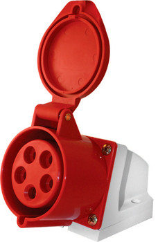 Стационарная силовая розетка E.Next e.socket.pro.5.16 5п 16А 380В (p012007)