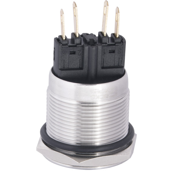 Металева кнопка Аско-Укрем TYJ 22-211 1NO+1NC (A0140010124) - фото №3