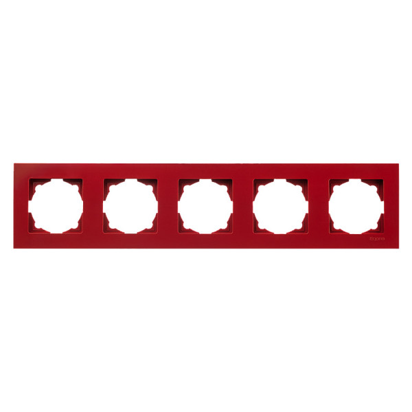 Рамка 5-місна Gunsan Eqona вишнева
