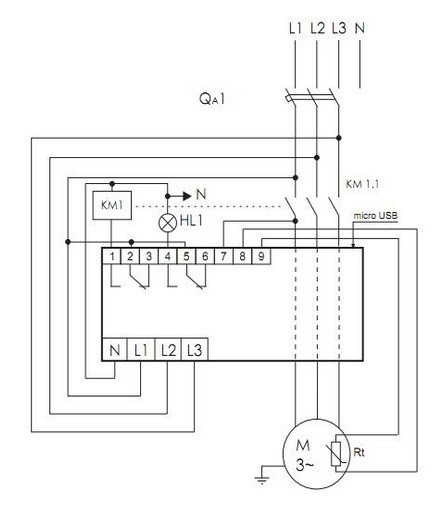 Реле захисту двигуна AZD-M-01 - фото №1