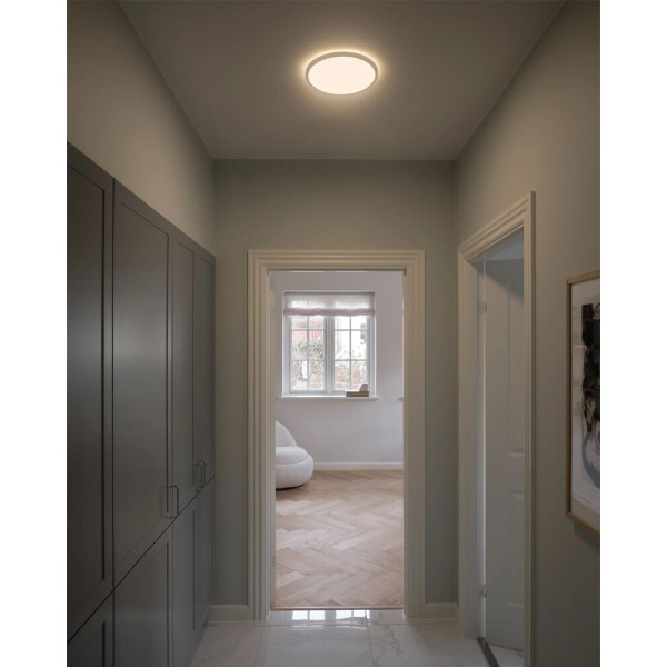 Потолочный светильник Nordlux 2210656101 Oja LED 1x17W 3000K-4000K 1700Lm IP54 белый - фото №1