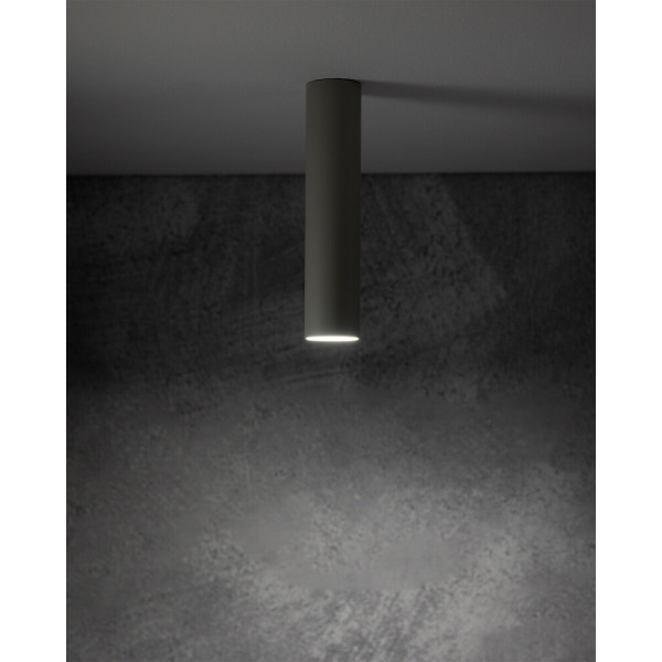 Точечный светильник Nowodvorski 10883 Fourty S GU10 1x10W IP20 светло-серый - фото №1