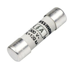Плавкий предохранитель Eaton Moeller Cylindrical fuse 10x38 6A GG 500V AC
