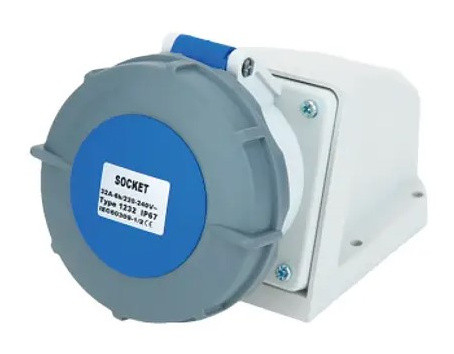 Накладная силовая розетка TNSy PRO 1332 2Р+PЕ 63А 220В IP67 (TNSy5503761)