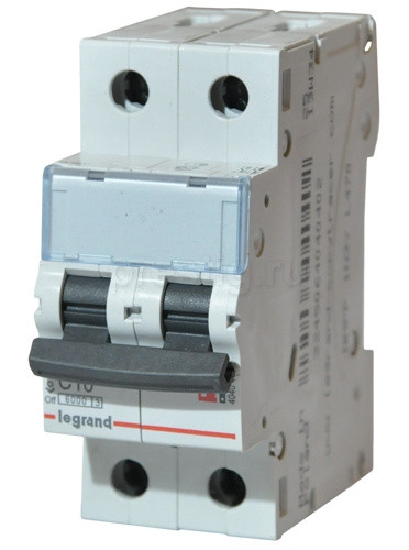 Автовыключатель C 40A 2П 6kA, Legrand