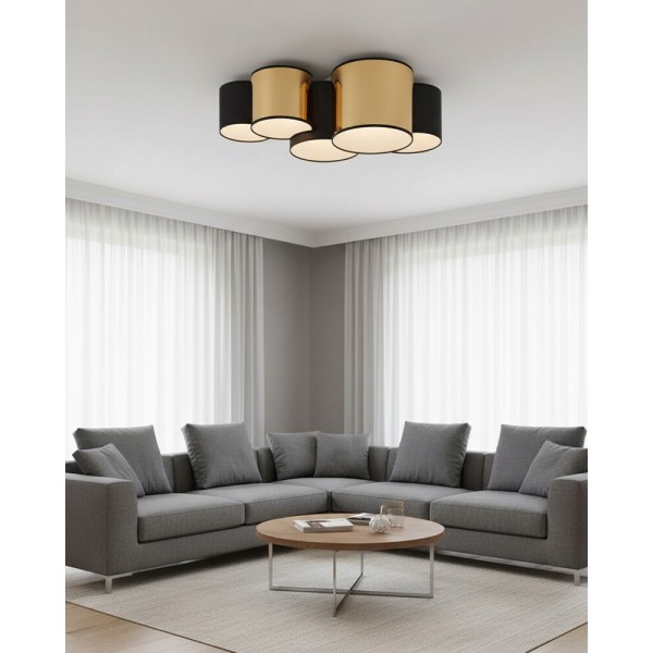 Люстра TK Lighting 3447 Mona E27 5x15W IP20 різнокольорова - фото №1