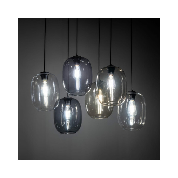 Подвесной светильник, люстра TK Lighting 5974 Elio E27 6x15W IP20 Черный - фото №2