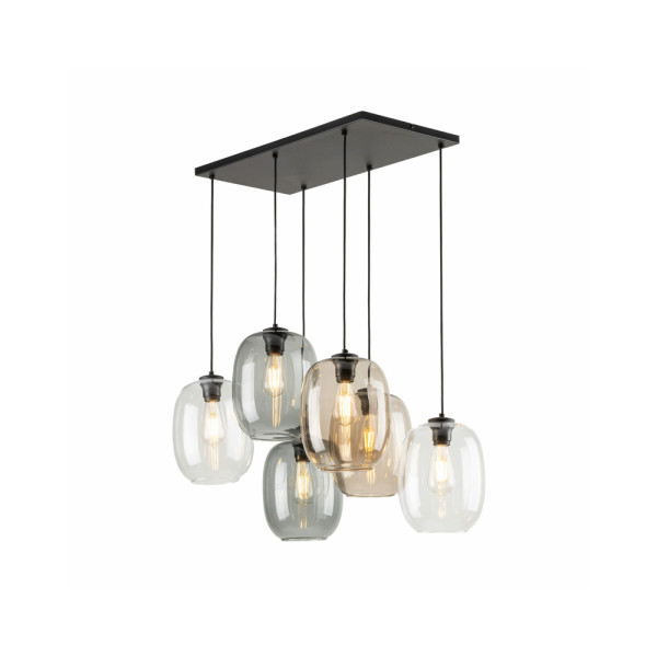 Подвесной светильник, люстра TK Lighting 5974 Elio E27 6x15W IP20 Черный - фото №4