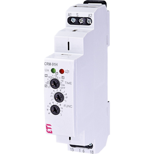 Багатофункціональне реле часу ETI 002470070 CRM-91H 230V (1x16A AC1)