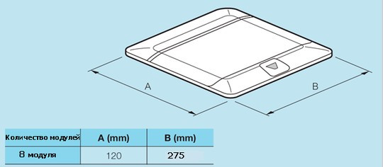 Лючок с выдвижным блоком розеток Legrand 54023 8М (нержавеющая сталь) - фото №5