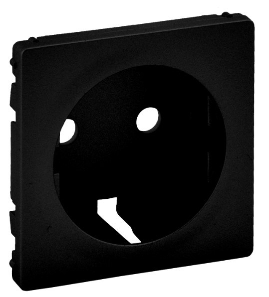 Панель розетки без з/к Legrand Valena Life черная матовая