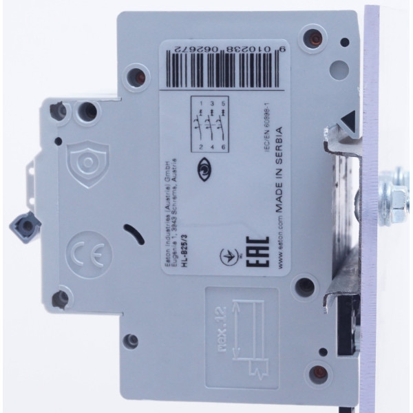 Автоматический выключатель Eaton Moeller HL-B25/3 - фото №3