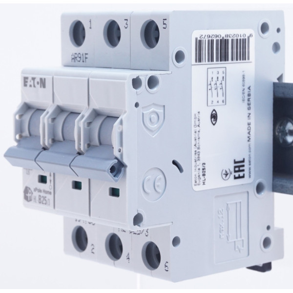 Автоматический выключатель Eaton Moeller HL-B25/3 - фото №4
