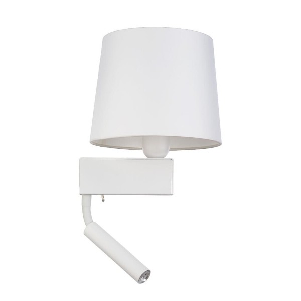 Бра, настінний світильник Nowodvorski 8216 Chillin E27+G9 2x10W+10W IP20 білий