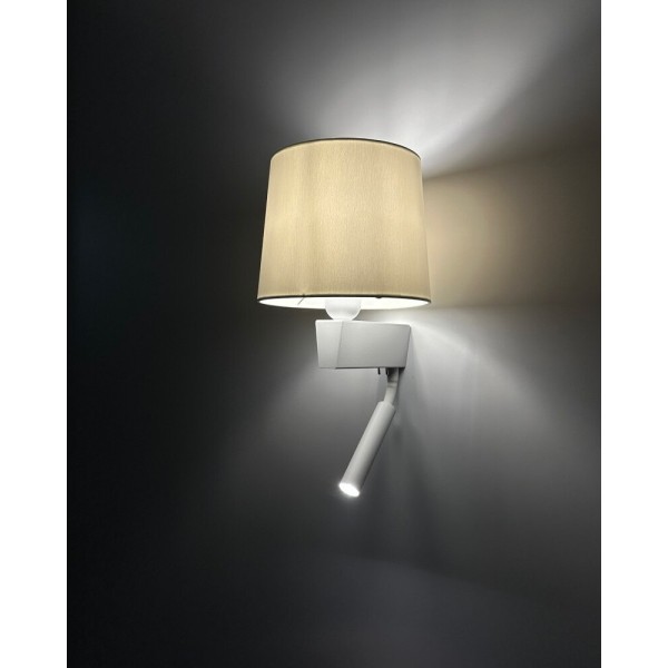 Бра, настінний світильник Nowodvorski 8216 Chillin E27+G9 2x10W+10W IP20 білий - фото №1