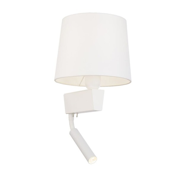 Бра, настінний світильник Nowodvorski 8216 Chillin E27+G9 2x10W+10W IP20 білий - фото №2