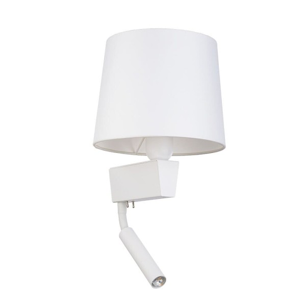 Бра, настінний світильник Nowodvorski 8216 Chillin E27+G9 2x10W+10W IP20 білий - фото №3