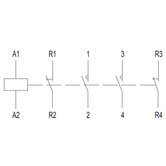 Мініконтактор NOARK Ex9CS09 4Р 9A 220В AC 2NO+2NC (101045) - фото №2