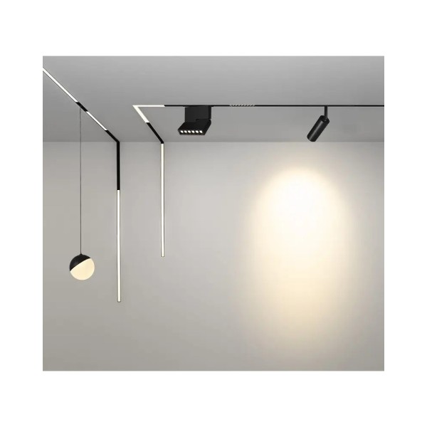 Магнитный светильник Alumled ALMG-M11 12W 120° 4000К Osram2835 1920LM BK - фото №1