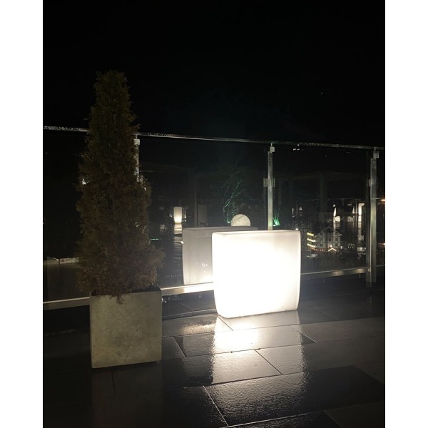 Вуличний світильник Nowodvorski 9713 Flowerpot L E27 2x25W IP44 білий - фото №1