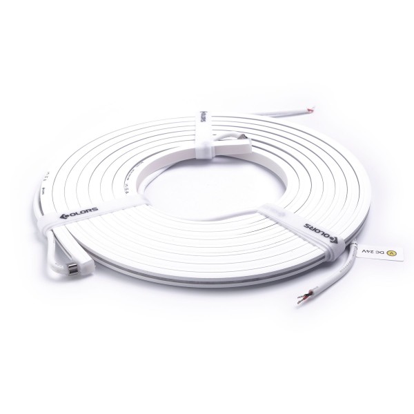 Гибкий неон COLORS 24V IP67 7.2W 435Lm 3000K 5м (NMT1010-WW) - фото №4
