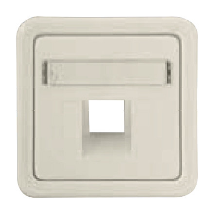 Лицьова панель для телефонних/комп'ютерних розеток Regina 13016502 слонова кістка