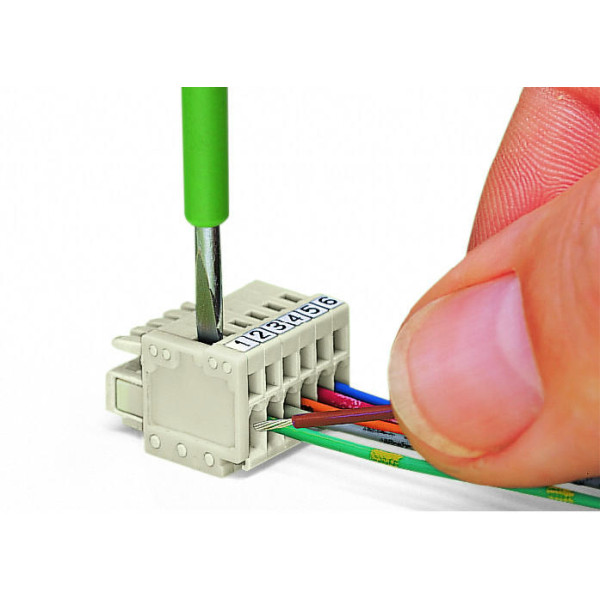 Привідний інструмент Wago 210-719 із частково ізольованим тілом Тип 1 (2,5х0,4)мм - фото №1