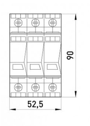 Устройство защиты от импульсных перенапряжений E.next 81.201/05 e.PO 280V/7kA - фото №2