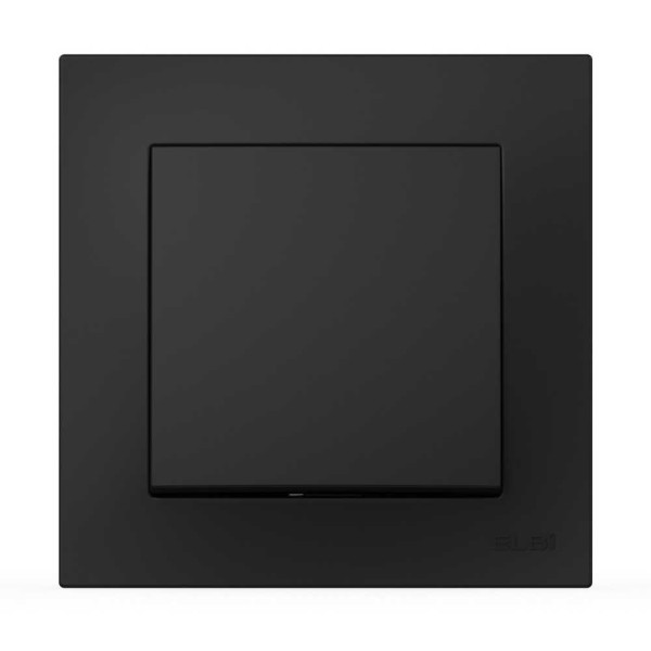 Вимикач EL-BI VEGA чорний мат 1-кл ( 510-014800-200 )
