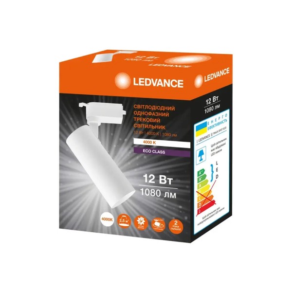 Трековый светильник Ledvance 4099854269424 Eco Track Spot LED 1x12W 4000K 1080Lm IP20 белый - фото №3