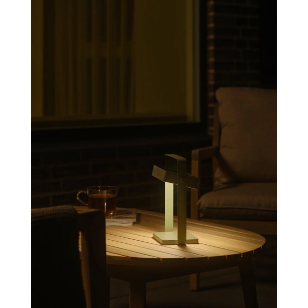 Вуличний світильник на сонячній батареї Nordlux 2418035023 Saulio LED 1x3.5W 3000K 200Lm IP44 оливковий - фото №1