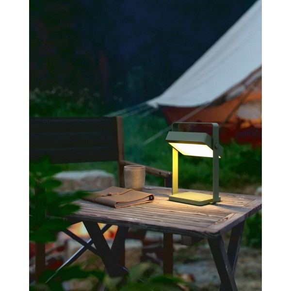 Вуличний світильник на сонячній батареї Nordlux 2418035023 Saulio LED 1x3.5W 3000K 200Lm IP44 оливковий - фото №2