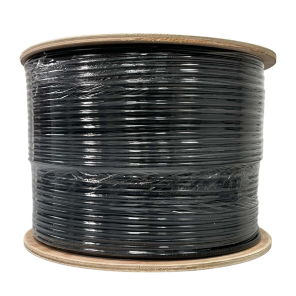 Сетевой кабель витая пара для наружных работ GEAR CAT.6 FTP-CCA-4Px2x0.51 Outdoor PVC+PE (305 м.) - фото №1