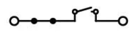 Клемма Wago 2002-1611/1000-836 с разъединителем с индикацией предохранителя 5х20мм 230В (серая) - фото №1