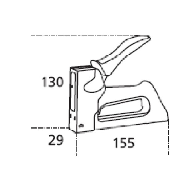 Степлер MILES TA-5596/C - фото №2