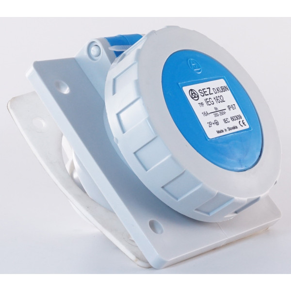 Вбудований силовий роз'єм Sez IEG1632 - фото №2