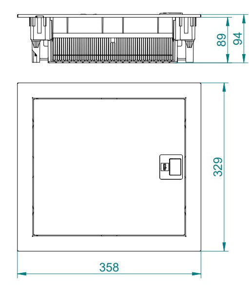 Распределительный щиток Elektro Plast 2001-00-MSF-U-14 IP30 - фото №3