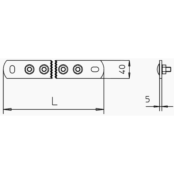 Шина уравнивания потенциалов OBO Bettermann (5015842) BigBar на 10 подключений из меди - фото №1