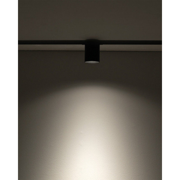 Магнітний трековий світильник Nowodvorski 11722 NANO-LVM Mug LED 1x7W 3000K 460Lm IP20 чорний - фото №1