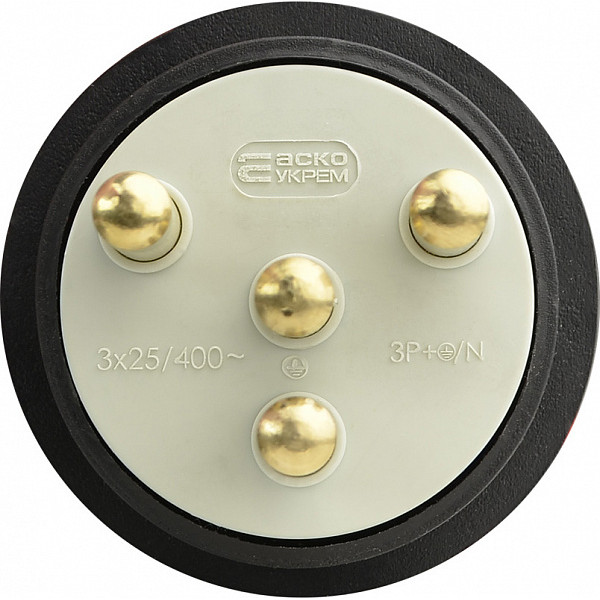 Каучуковая вилка Аско-Укрем ВК 3Р+РЕ 25А (A0250010003) - фото №2