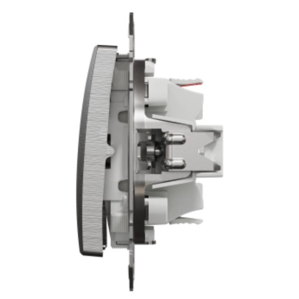 Выключатель Schneider Electric Sedna Design & Elements матовый алюминий SDD170101 - фото №3