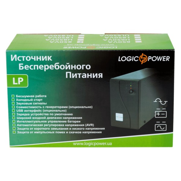 ИБП LogicPower LP U850VA - фото №4