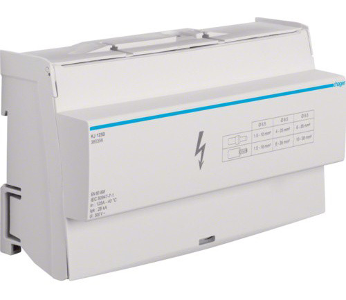 Разветвительный блок Hager KJ125B In=125A 4P ширина 170мм