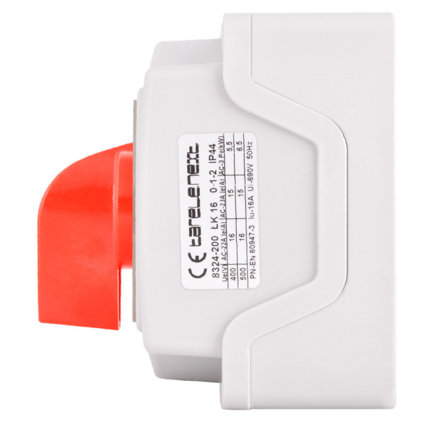 Корпусный пакетный переключатель E.Next LK16/4.322-ОВ/45 0-1-2 16А IP44 (8324-200) - фото №1