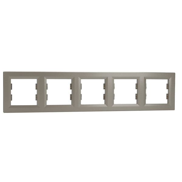 Рамка на 5 мест бронза Asfora, EPH5800569