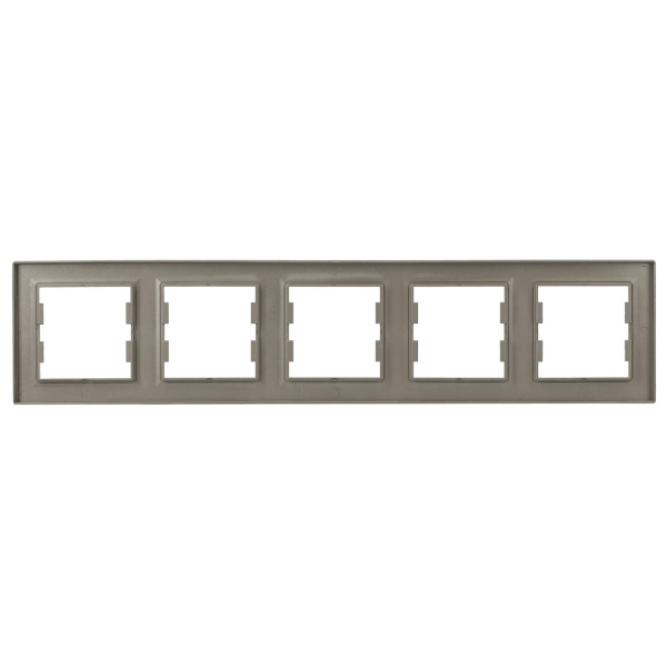 Рамка на 5 мест бронза Asfora, EPH5800569 - фото №4